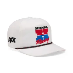 Fox Honda Snapback Hat/Cap - Off White