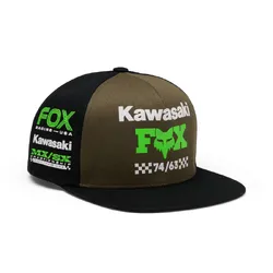 Fox Kawi Snapback Hat/Cap Youth - Black