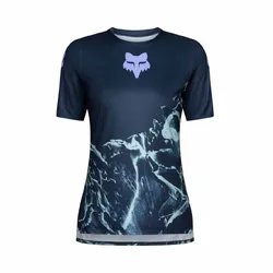 Fox Ranger Short Sleeve Jersey Image Feel Womens - Blue
