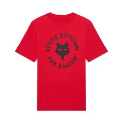 Fox Badge T-Shirt - Titanium/Tan/Red