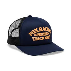 Fox Trick Mesh Trucker Hat/Cap - Midnight - OS