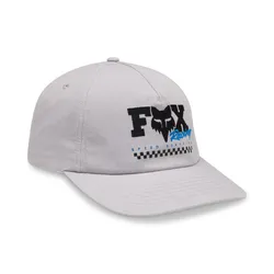 Fox Checker Adjustable Hat/Cap Womens - Grey - OS