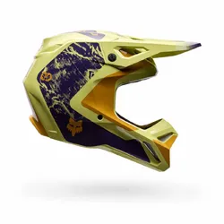 Fox V1 Image Print Helmet - Pearly White
