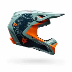 Fox V1 Image Print Helmet - Blue