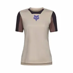 Fox Defend Short Sleeve Jersey Park Womens - Charcoal
