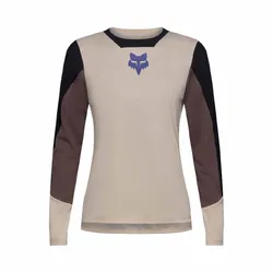 Fox Defend Long Sleeve Jersey Park Womens - Charcoal
