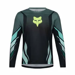 Fox Youth Ranger Long Sleeve Jersey Foundry - Sage