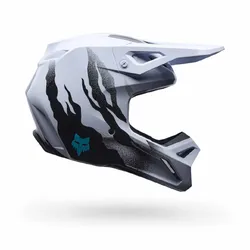 Fox V1 Clutch Helmet - White/Black