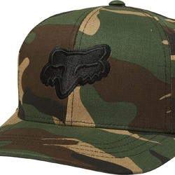 Fox Boys Legacy Flexfit Hat/Cap Cap Youth - Green Camo - OS