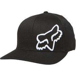 Fox Flex 45 Flexfit Hat/Cap - Black/White