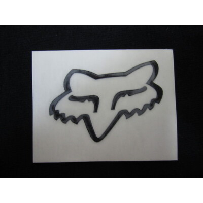 "Foxhead Sticker 2" - Black