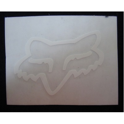 "Foxhead Sticker 2" - White