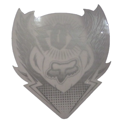 Fox Flight Sticker - Silver