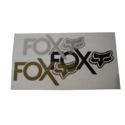 Fox Low Down Sticker - Black