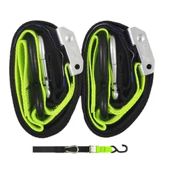 Gorillas Grip 38mm MX Tie Downs - Black/Green