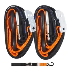 Gorillas Grip 38mm MX Tie Downs - Black/Orange