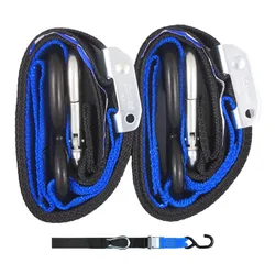 Gorillas Grip 38mm MX Tie Downs - Black/Blue