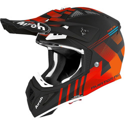 Airoh Aviator Ace Nemesi MX Helmet - Matte Orange