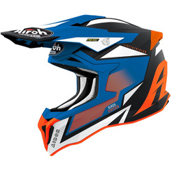 Airoh Strycker Axe MX Helmet - Orange/Matte Blue