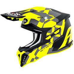 Airoh Strycker XXX MX Helmet - Matte Yellow