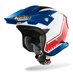 Airoh TRR-S Trial Keen Helmet - Blue/Gloss Red