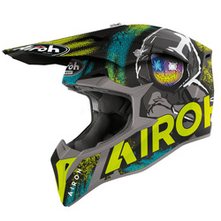 Airoh Wraap Alien MX Helmet - Matte Yellow