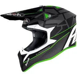 Airoh Wraap Mood MX Helmet - Matte Green