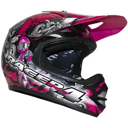RXT Racer 4 MX Helmet Youth - Magenta - Medium