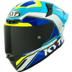 KYT TT Revo E06 Grand Prix - White/Blue