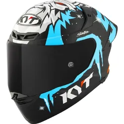 KYT TT Revo E06 - Teal/Teal/Red