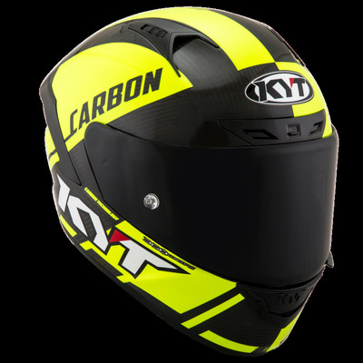 KYT Nx Race Carbon Race-D - Yellow Fluoro