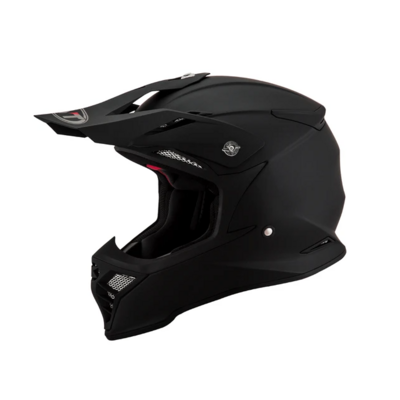 KYT Skyhawk Plain MX Helmet with MIPS - Matt Black