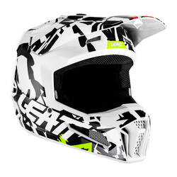 Leatt Helmet Moto 3.5 Junior V23 - Zebra