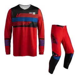 Leatt 3.5 Mini Ride Kit - Stripes - Red
