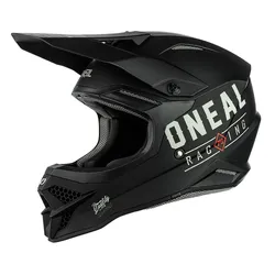 Oneal 3SRS MX Helmet Black/Grey - XS