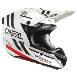 Oneal 5SRS MX Helmet Squadron - White/Black - M