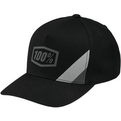100% Corneone x-Fit Snapback Hat/Cap - Black - OS