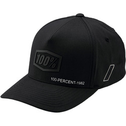 100% Shadow x-Fit Hat/Cap - Black