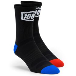 100% Terrain Socks - Black - L-XL