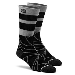 100% Fracture Athletic Sock - Black - L-XL