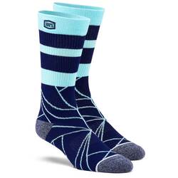 100% Fracture Athletic Sock - Navy - L-XL
