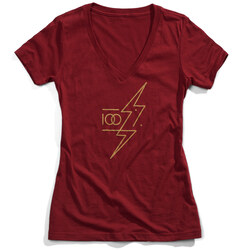 100% Helgi T-Shirt Womens - Brick