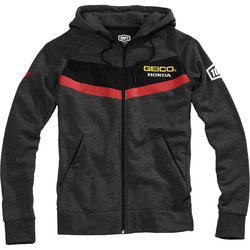 100% Point Hoodie Geico Honda - Black - XL