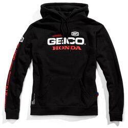 100% Salvo Geico Honda Hooded Sweatshirt - Black