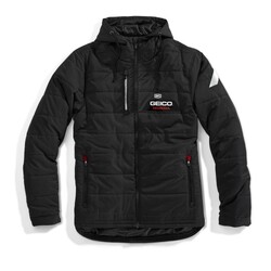 100% Alpha Hooded Jacket Geico/Honda - Black