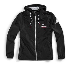 100% Capstone Hooded Jacket Geico Honda - Black
