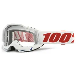 100% Accuri 2 Goggle Pure - White/Clear