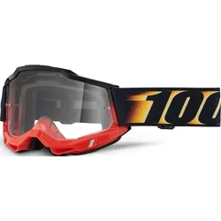 100% Accuri 2 Goggle STAMINO2 - Black/Red/Clear
