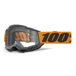100% Accuri2 MX Goggle Orange Clear Lens