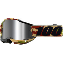 100% Strata 2 Goggle Camo Silver Lens